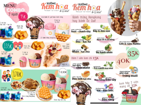 BING CHILLING - Review Xưởng kem hoa Đà Lạt Vũng Tàu