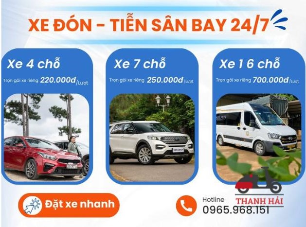 TOP 7 đơn vị cho thuê xe du lịch Đà Lạt uy tín, Alo là có xe!